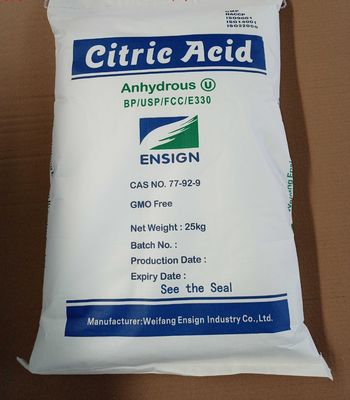 Acido citrico granulare, 99,5% regolatore dell' acido assay